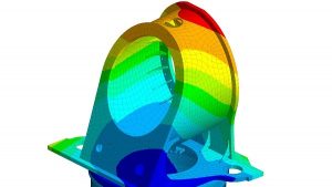 FEM Dienstleister - Dienstleistung: Festigkeitsberechnung (Ansys Ergebnisplot)